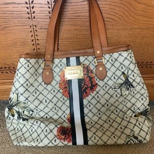 L.A.M.B. Marigold logo purse